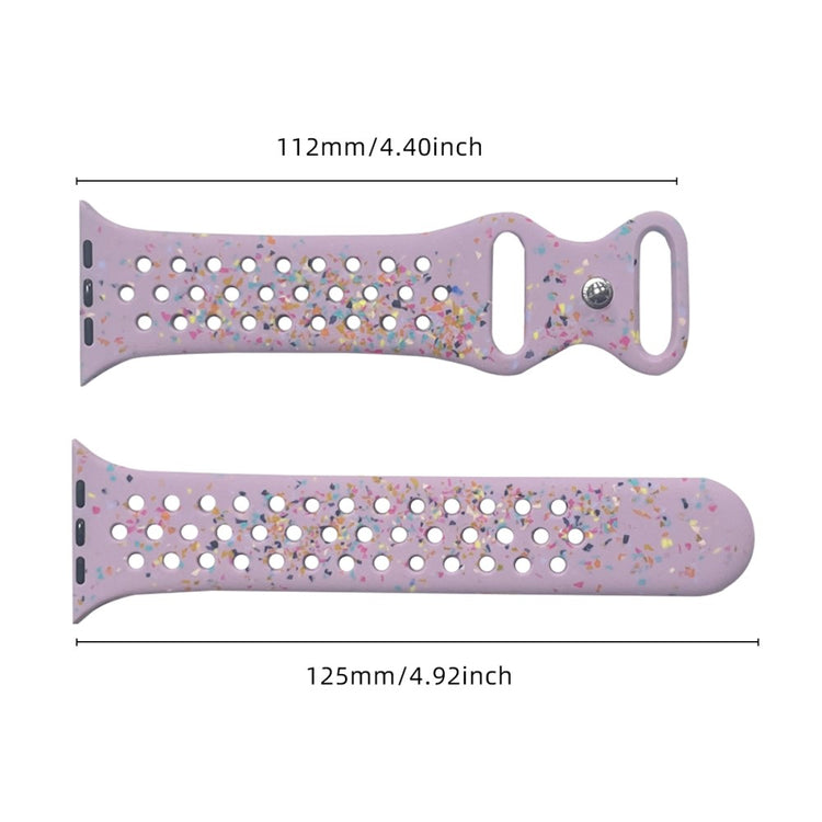 Silicone Band Apple Watch Universal 49mm/45mm/42mm Pattern Watch Strap - Purple#serie_7