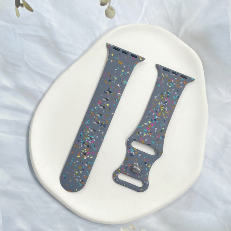 Sejt Silikone Universal Rem passer til Apple Smartwatch - Blå#serie_1