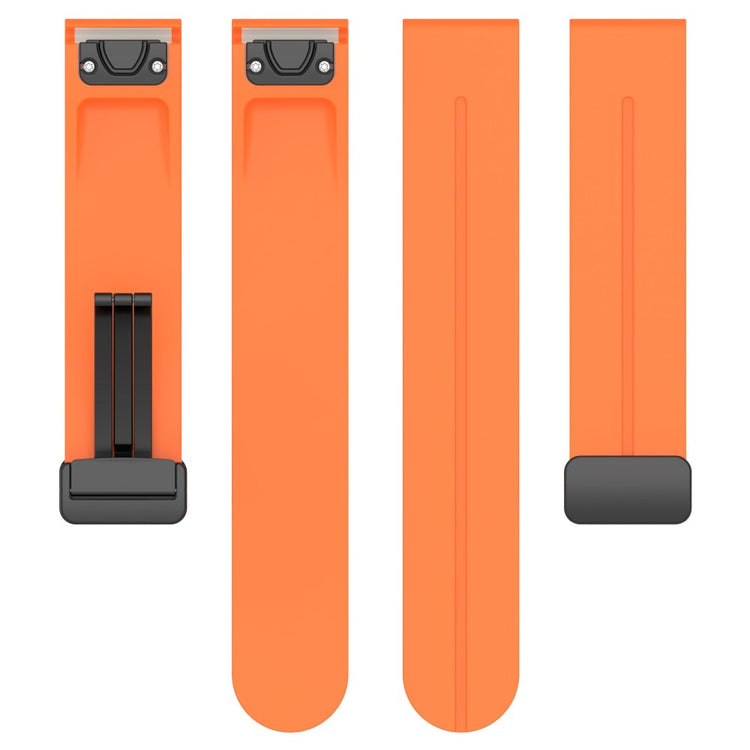 Fremragende Silikone Universal Rem passer til Smartwatch - Orange#serie_4