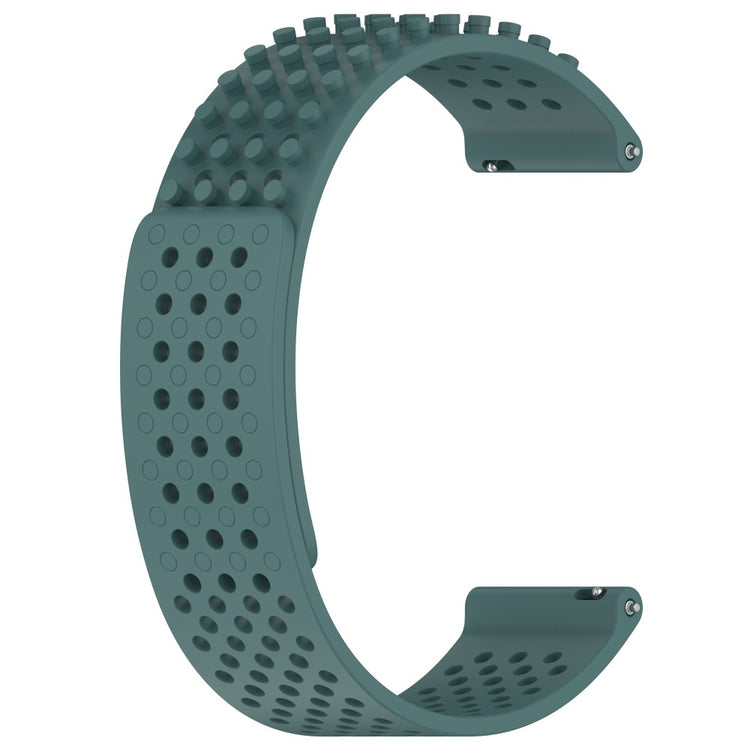 Flot Silikone Universal Rem passer til Smartwatch - Grøn#serie_6