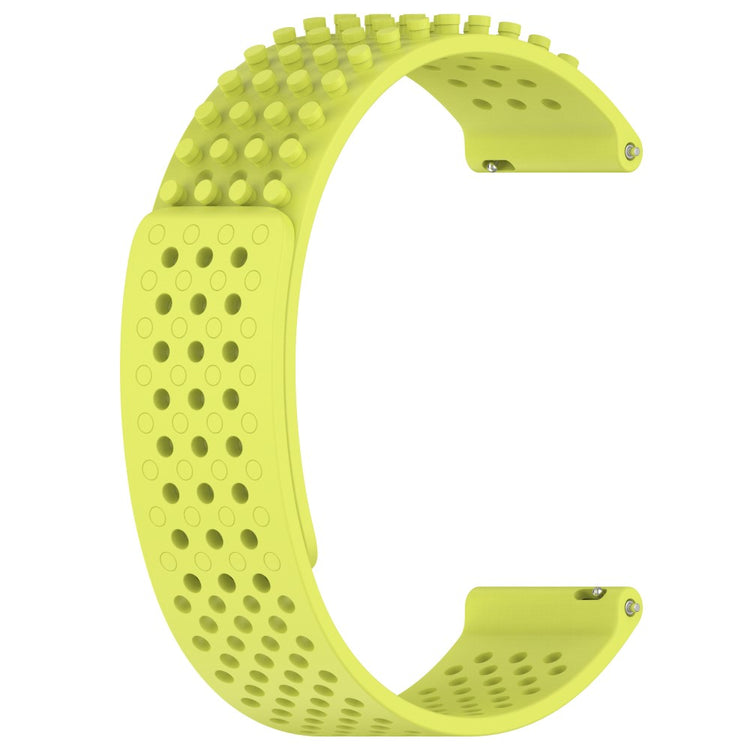 Flot Silikone Universal Rem passer til Smartwatch - Grøn#serie_13