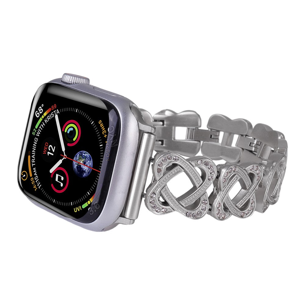 Helt Vildt Fed Metal Universal Rem passer til Apple Smartwatch - Sølv#serie_4