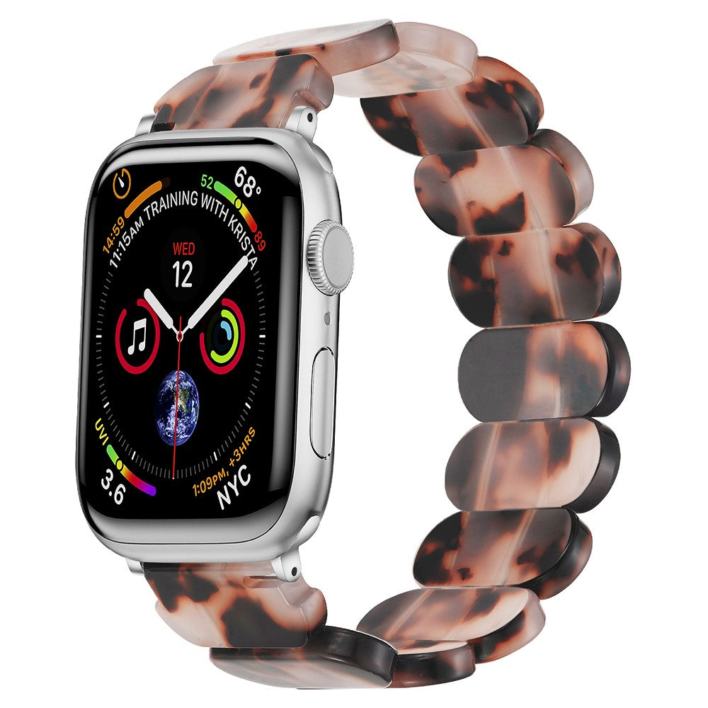 Watch Band Apple Watch Ultra 2 Ultra 49mm / 45mm / 44mm / 42mm Elastic Resin Strap - Tan#serie_13