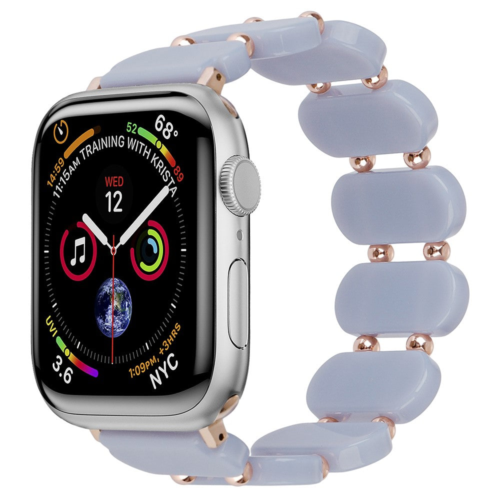 Sejt Silikone Universal Rem passer til Apple Smartwatch - Blå#serie_6