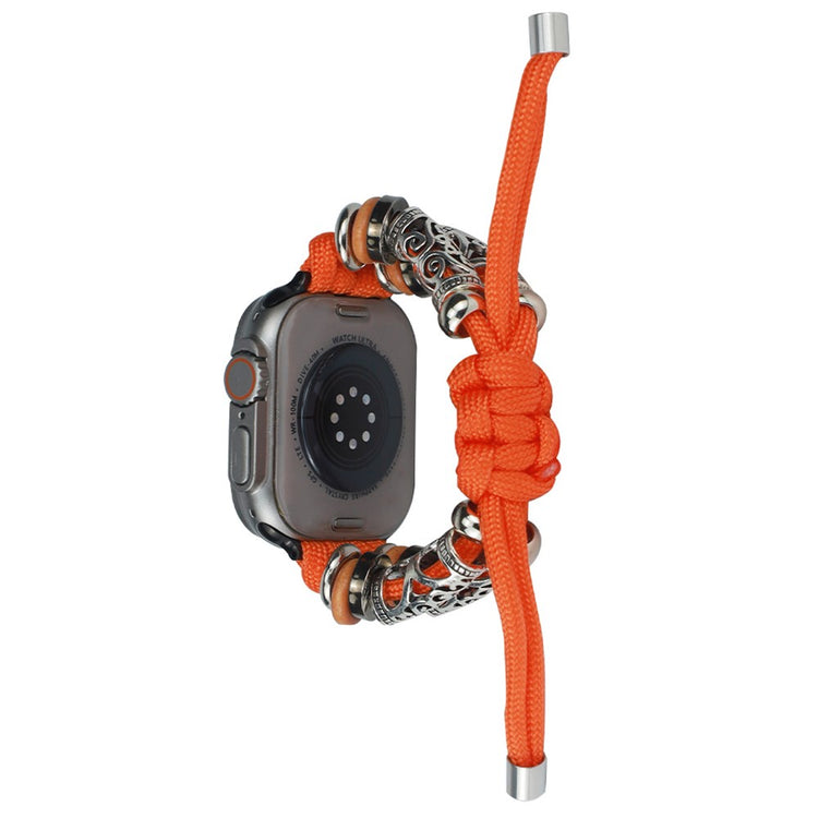 Sejt Nylon Universal Rem passer til Apple Smartwatch - Orange#serie_2
