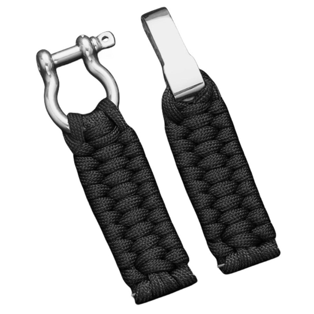 Huawei Watch GT4 46mm / Samsung Galaxy Watch3 45mm Watch Strap 22mm Braided Rope Wrist Band - Black#serie_3