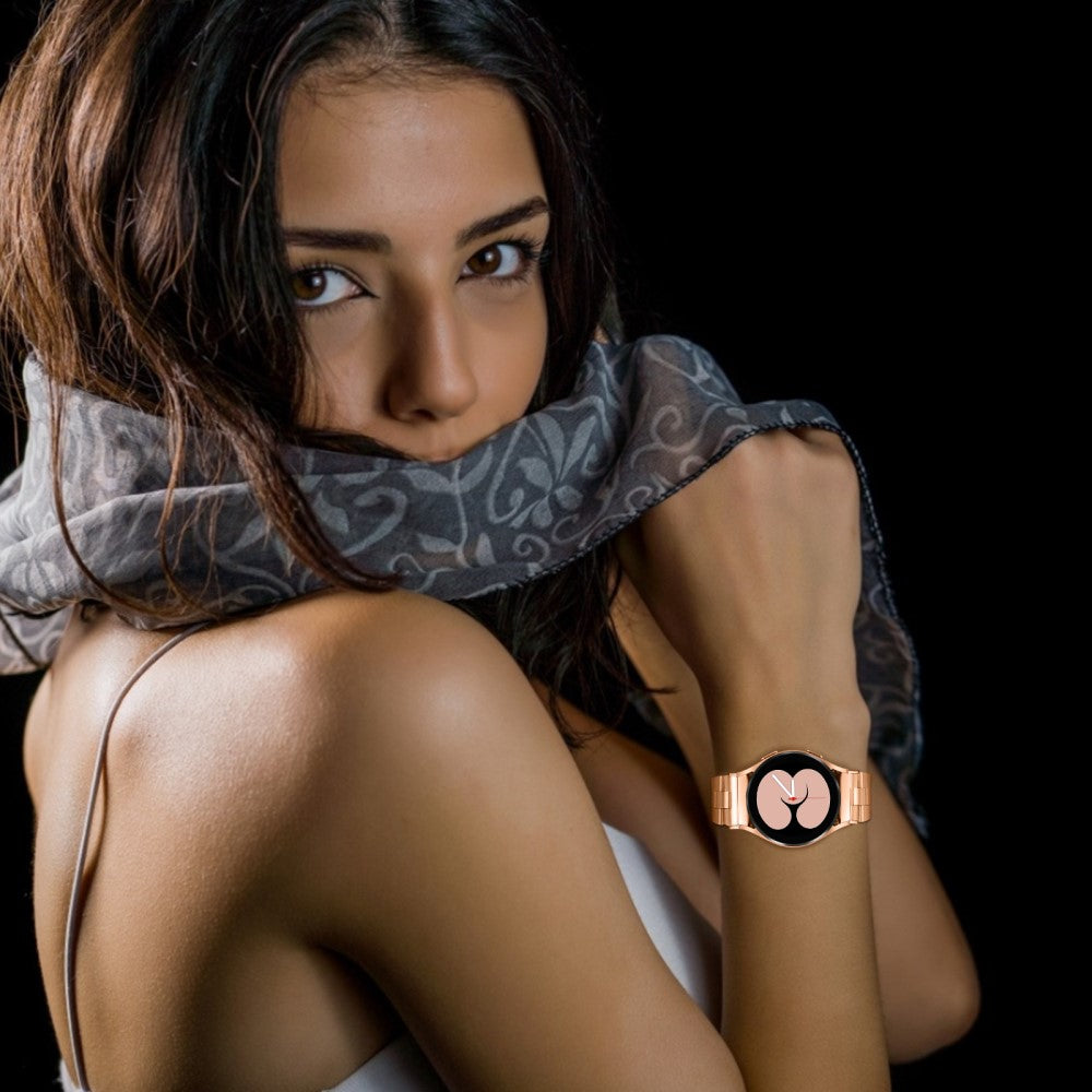 Mega Holdbart Metal Universal Rem passer til Samsung Smartwatch - Pink#serie_076