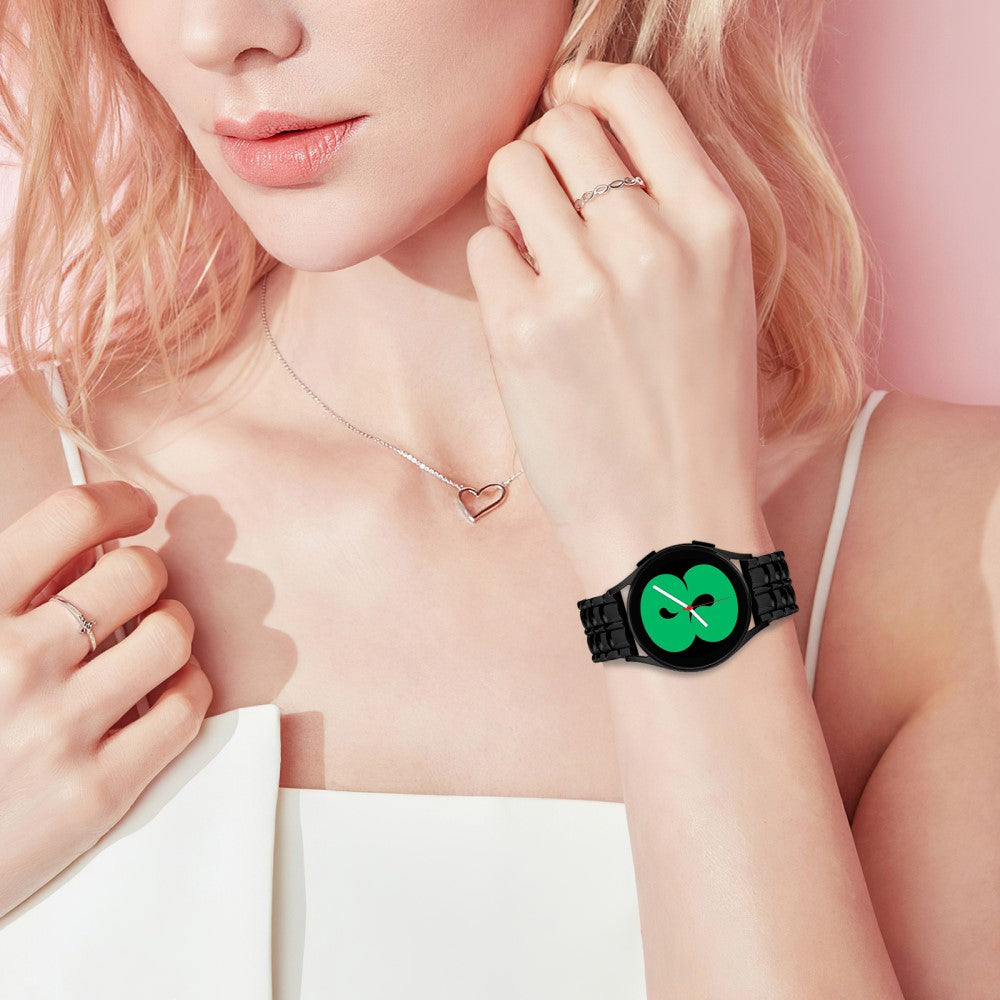 Rigtigt Fantastisk Metal Universal Rem passer til Samsung Smartwatch - Sort#serie_2