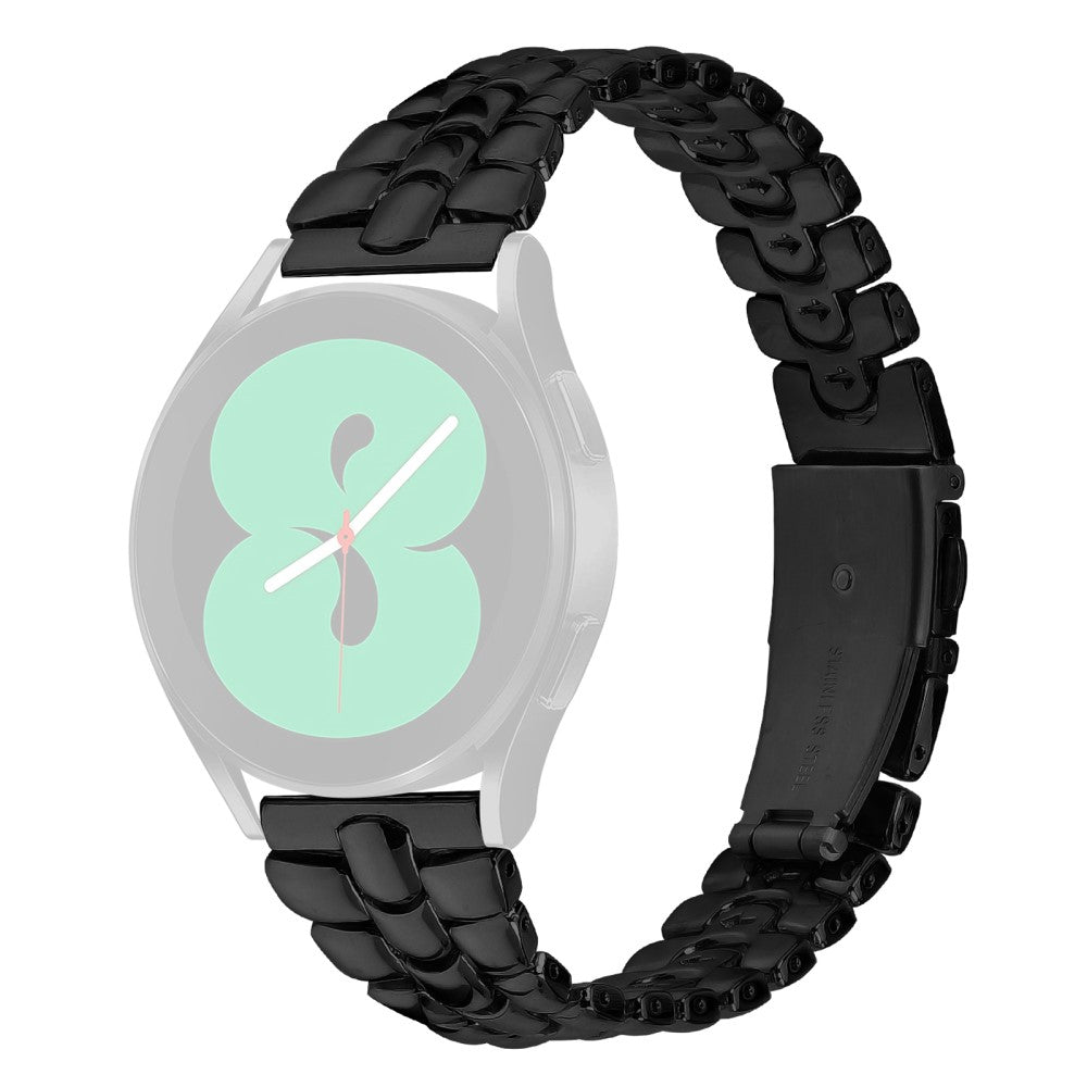 Meget Cool Metal Universal Rem passer til Samsung Smartwatch - Sort#serie_1