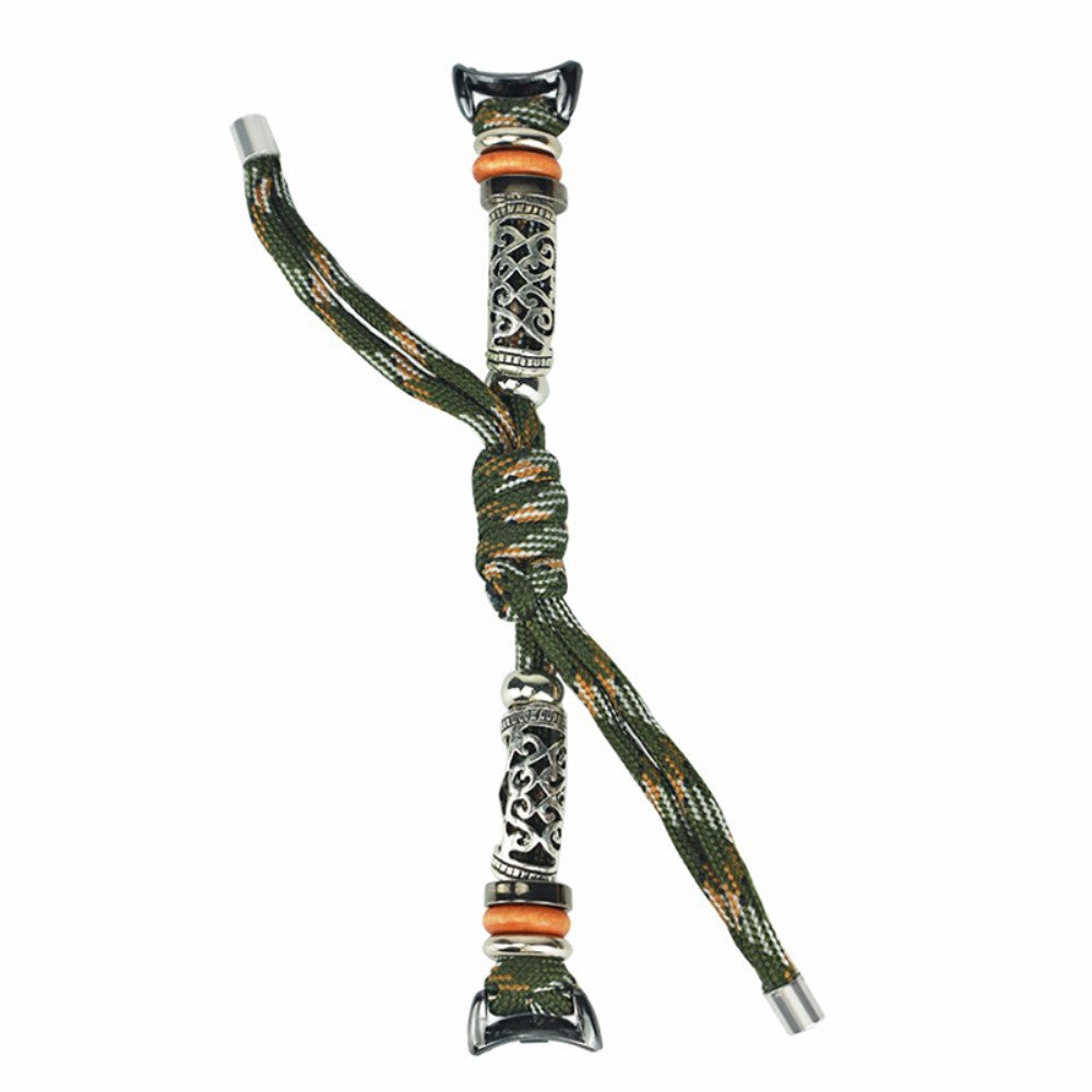 Xiaomi Smart Band 8 Beads Braided Watch Strap Adjustable Wrist Band Bracelet - Forest Camo#serie_6