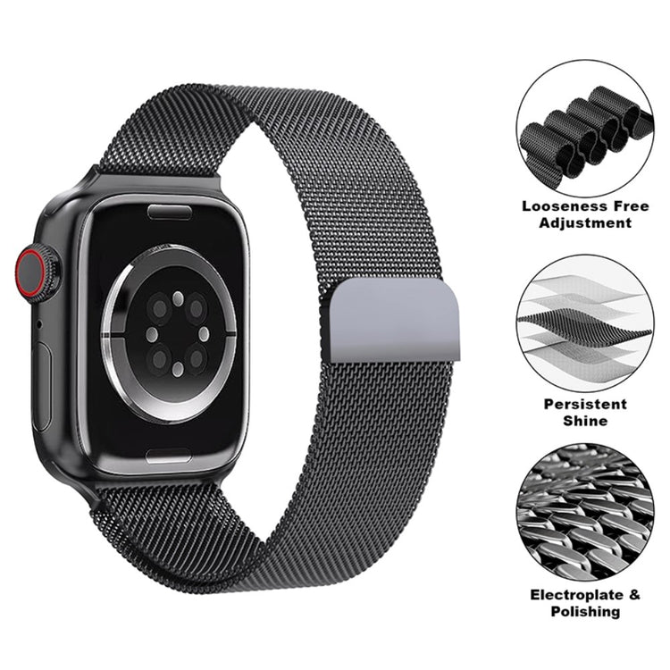 Stilren Metal Universal Rem passer til Apple Smartwatch - Rød#serie_5