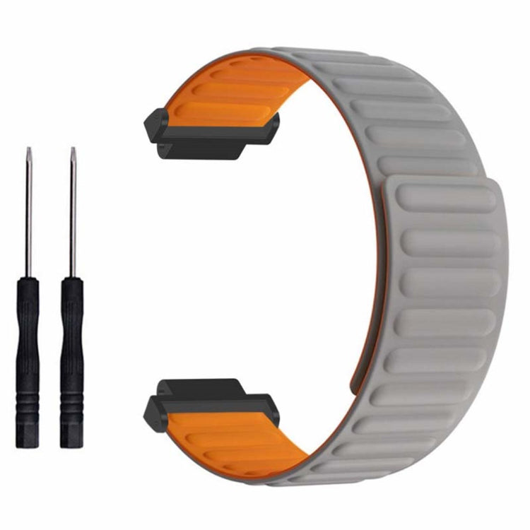 Super Sejt Silikone Universal Rem passer til Garmin Smartwatch - Orange#serie_6