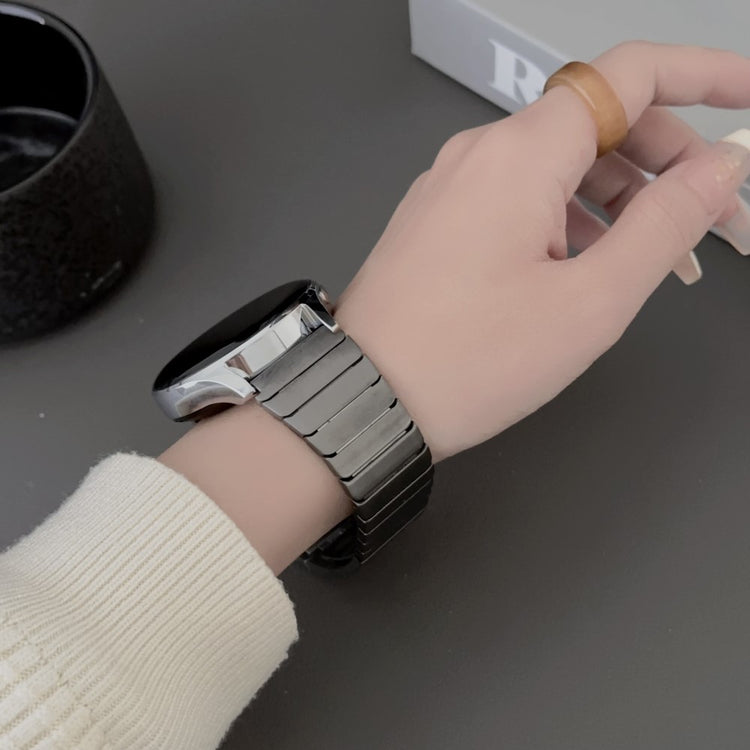 Smuk Metal Universal Rem passer til Smartwatch - Sort#serie_2