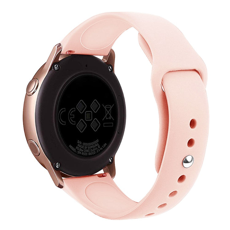 Vildt Pænt Silikone Universal Rem passer til Smartwatch - Pink#serie_5