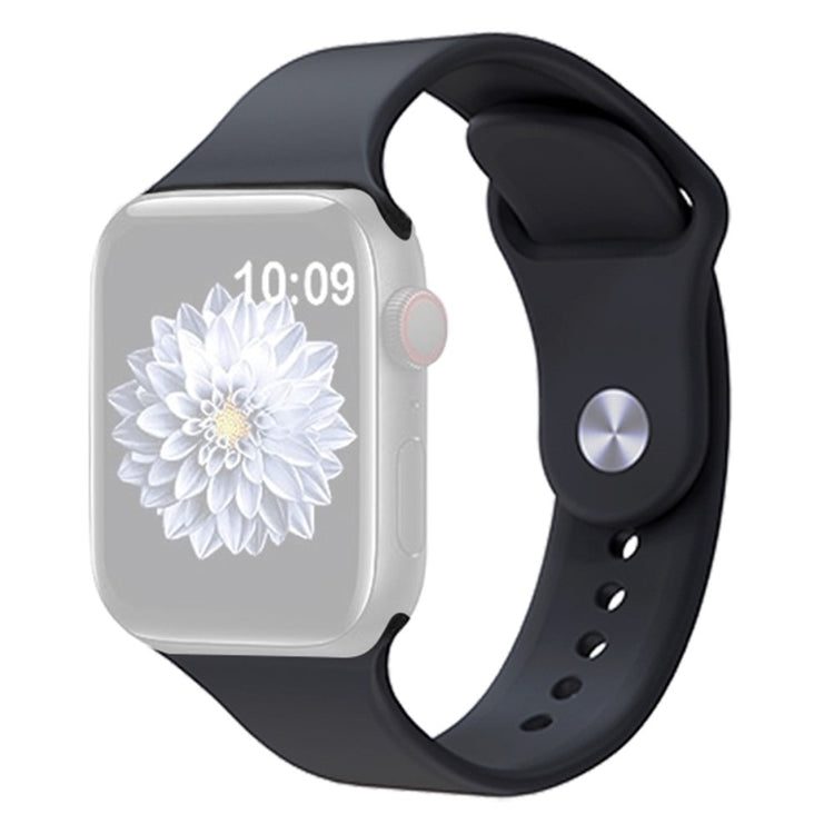 Skøn Silikone Universal Rem passer til Apple Smartwatch - Sort#serie_5