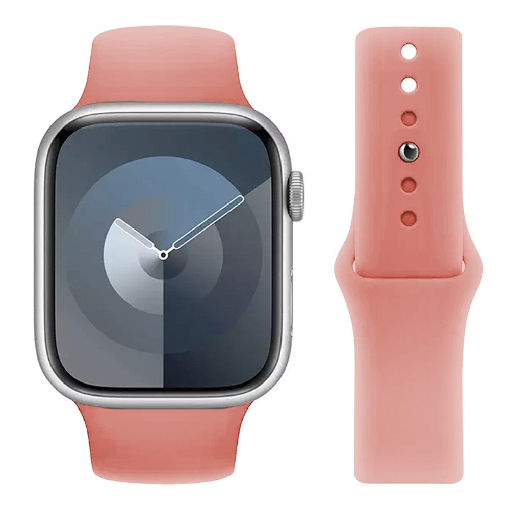Skøn Silikone Universal Rem passer til Apple Smartwatch - Rød#serie_10