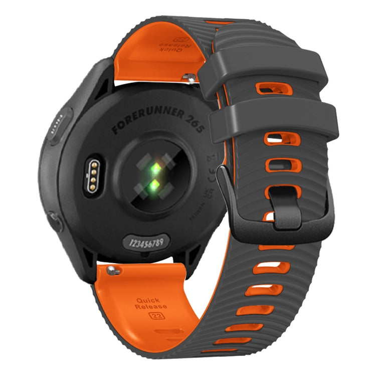 Rigtigt Cool Silikone Universal Rem passer til Smartwatch - Orange#serie_6