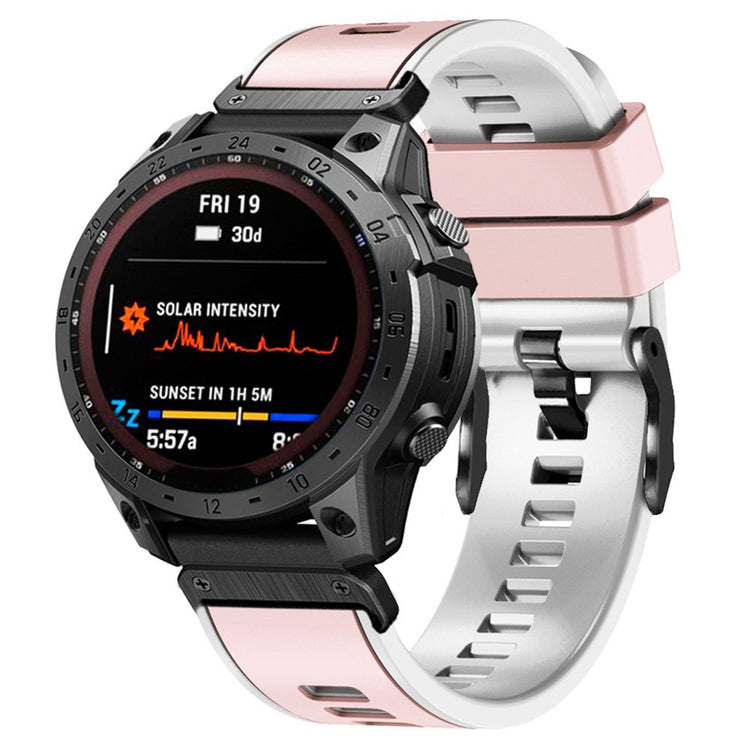 Vildt Rart Silikone Universal Rem passer til Garmin Smartwatch - Pink#serie_3