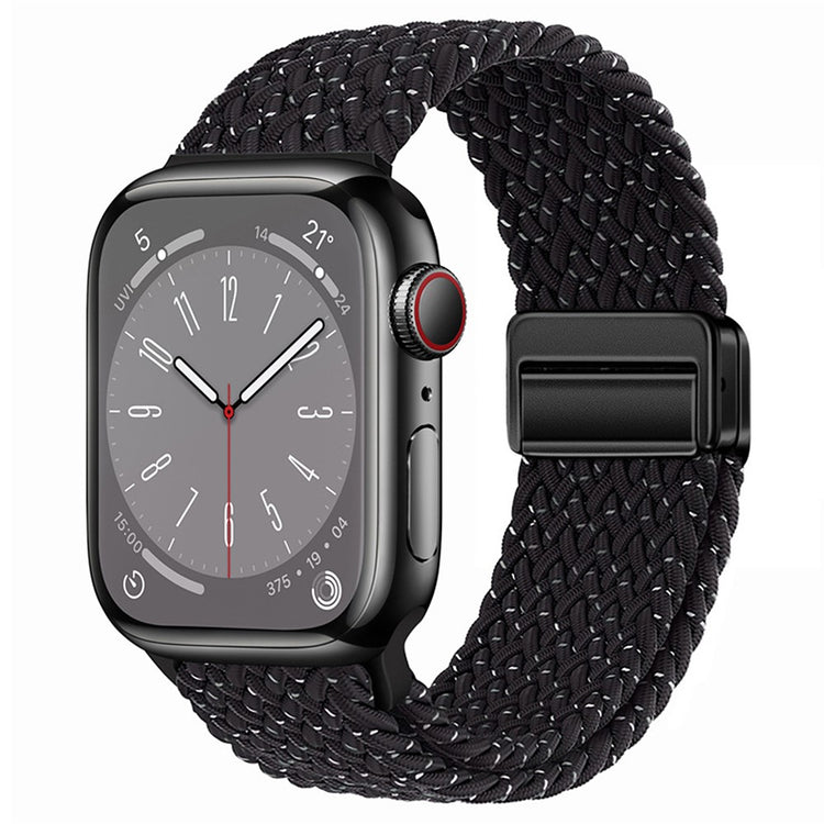 Meget Fantastisk Nylon Universal Rem passer til Apple Smartwatch - Sort#serie_13