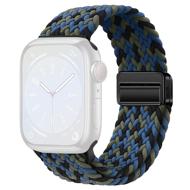 Rigtigt Godt Nylon Universal Rem passer til Apple Smartwatch - Blå#serie_15