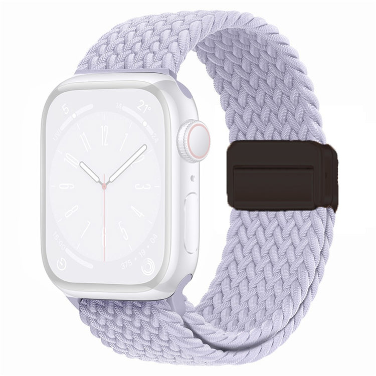 Rigtigt Godt Nylon Universal Rem passer til Apple Smartwatch - Lilla#serie_18