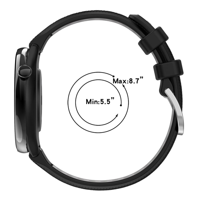 Mega Fint Silikone Universal Rem passer til Smartwatch - Blå#serie_1