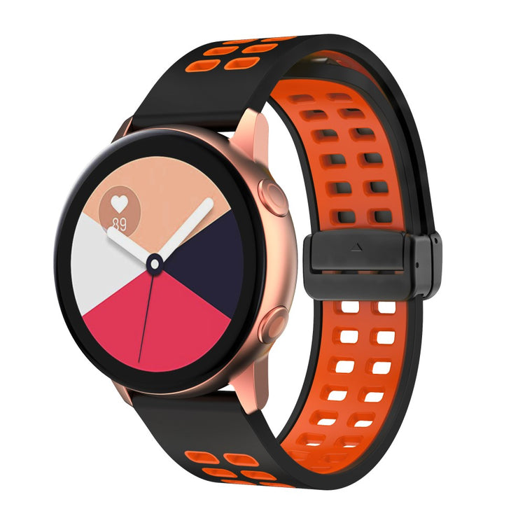 Alle Tiders Silikone Universal Rem passer til Smartwatch - Orange#serie_13