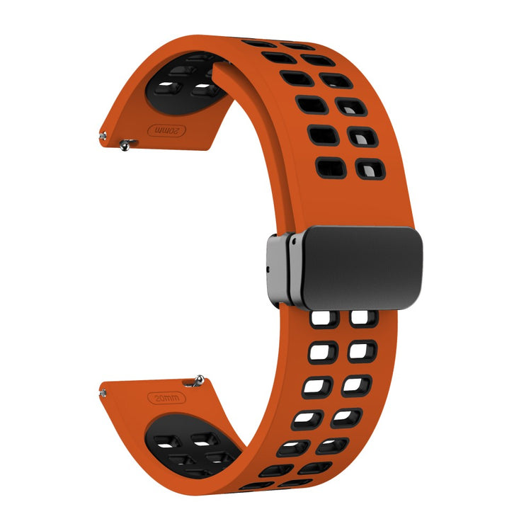 Alle Tiders Silikone Universal Rem passer til Smartwatch - Orange#serie_14