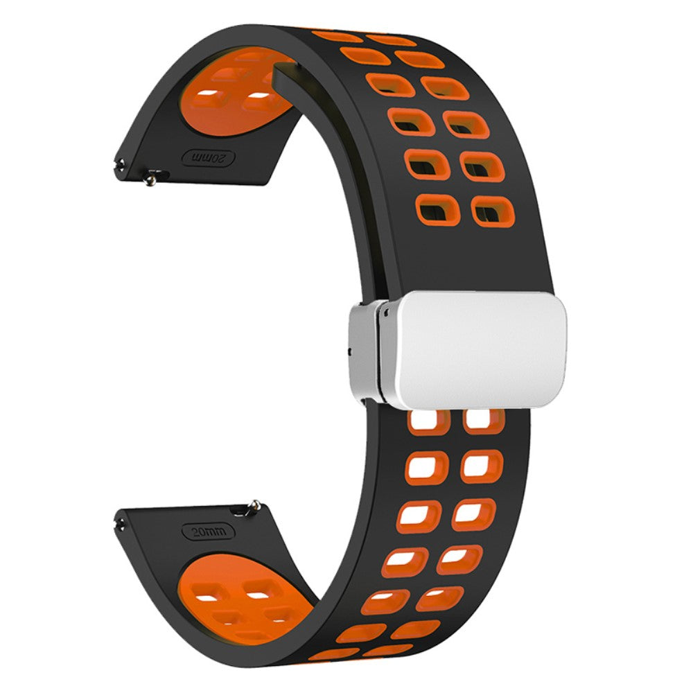 Super Fed Silikone Universal Rem passer til Smartwatch - Orange#serie_6