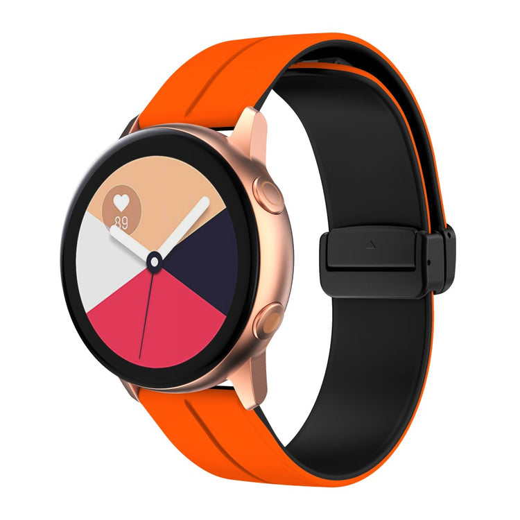 Vildt Nydelig Silikone Universal Rem passer til Smartwatch - Orange#serie_2