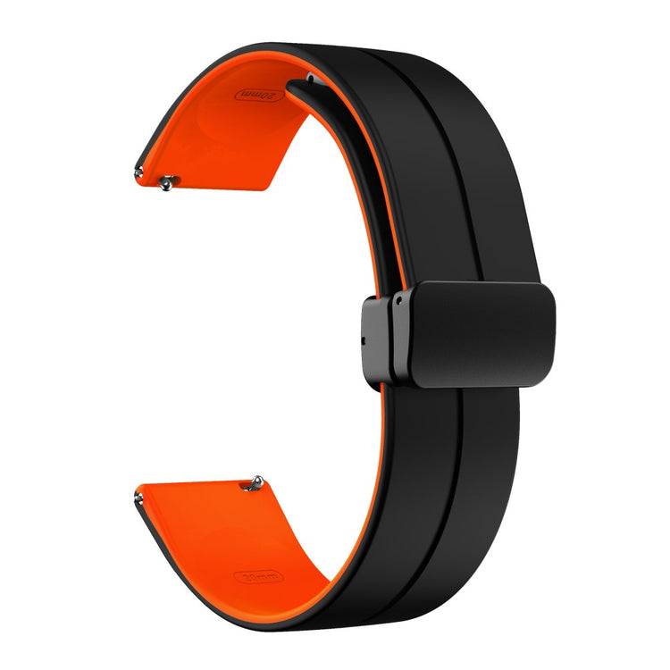 Vildt Nydelig Silikone Universal Rem passer til Smartwatch - Orange#serie_4