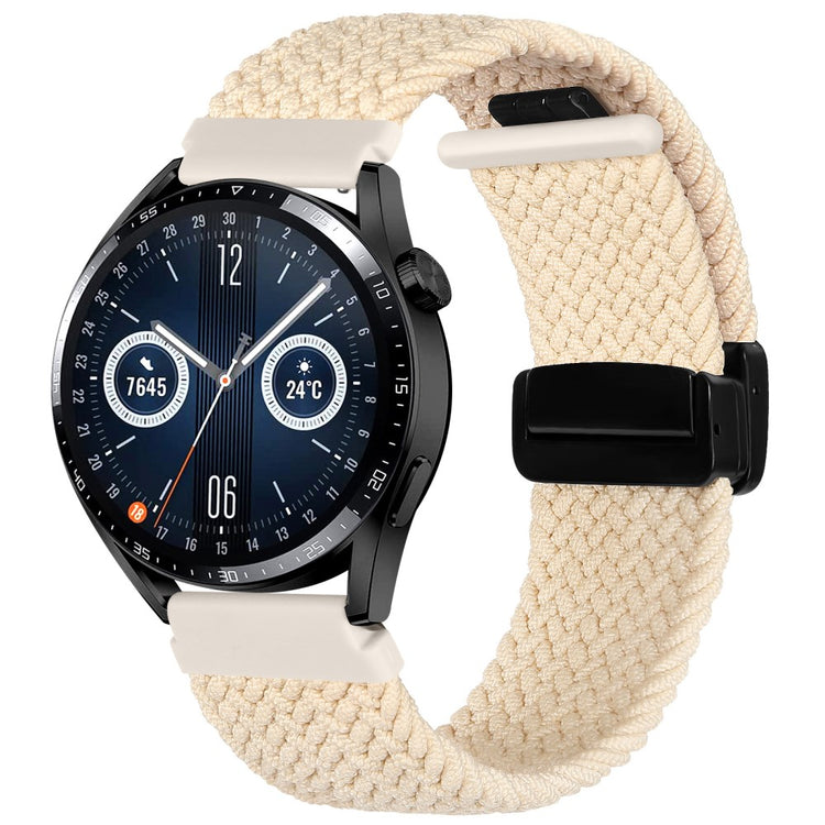 Stilren Nylon Universal Rem passer til Smartwatch - Hvid#serie_11