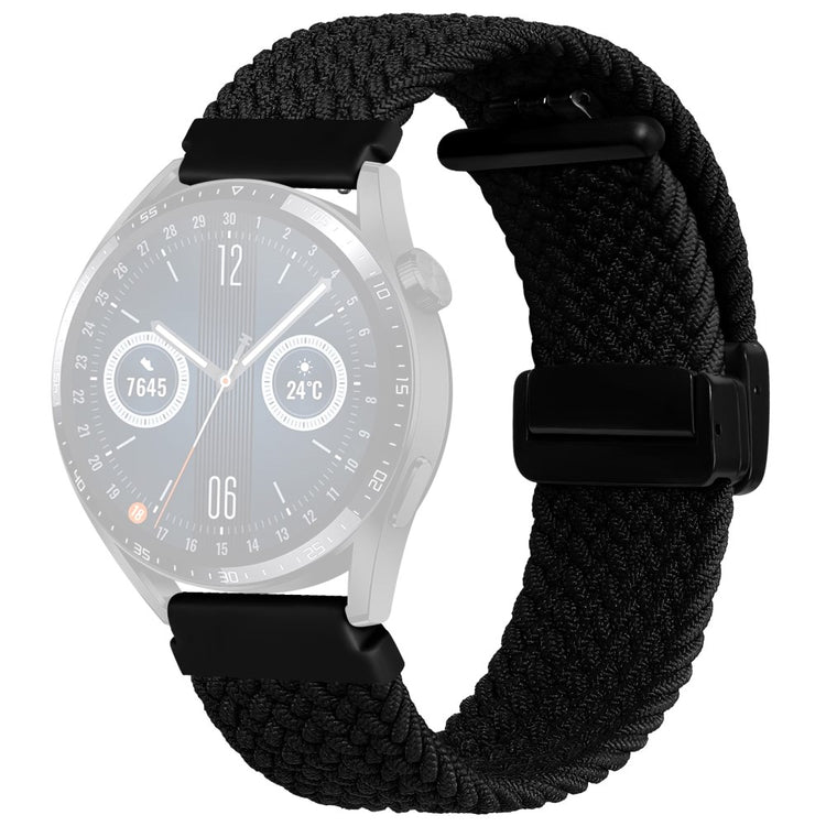 Stilren Nylon Universal Rem passer til Smartwatch - Sort#serie_4