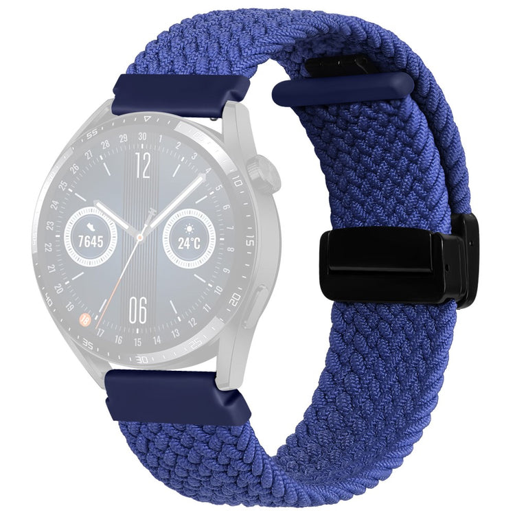 Stilren Nylon Universal Rem passer til Smartwatch - Blå#serie_8