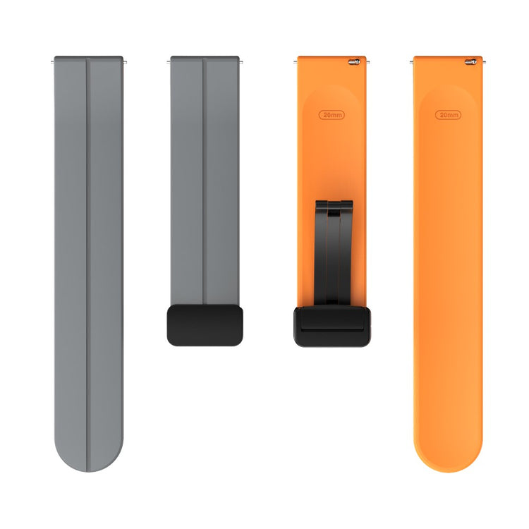 Helt Vildt Kønt Silikone Universal Rem passer til Smartwatch - Orange#serie_3