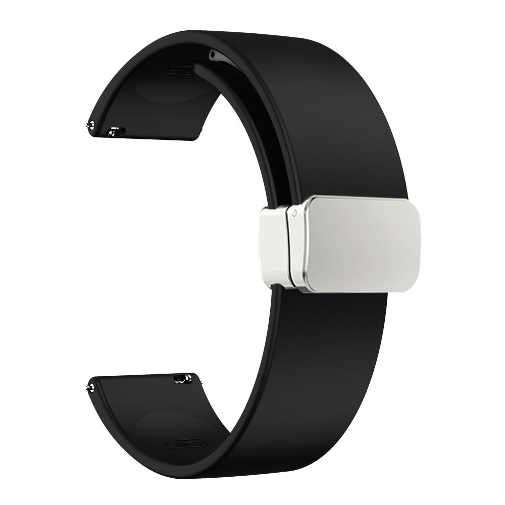 Elegant Ægte Læder Universal Rem passer til Smartwatch - Sort#serie_1