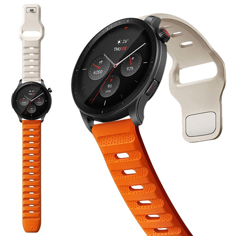 Cool Silikone Universal Rem passer til Smartwatch - Blå#serie_3