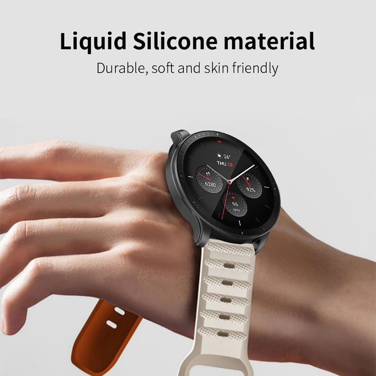 Cool Silikone Universal Rem passer til Smartwatch - Orange#serie_4