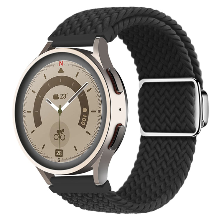 Vildt Godt Metal Og Nylon Universal Rem passer til Smartwatch - Sort#serie_5