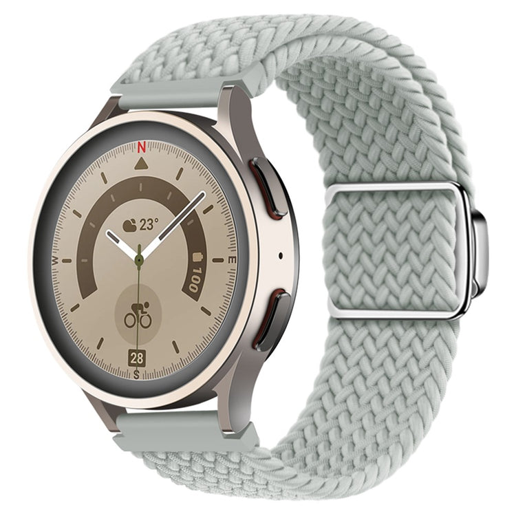 Vildt Godt Metal Og Nylon Universal Rem passer til Smartwatch - Sølv#serie_7