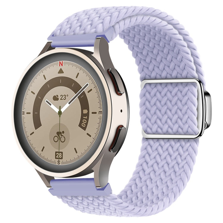 Vildt Godt Metal Og Nylon Universal Rem passer til Smartwatch - Lilla#serie_9