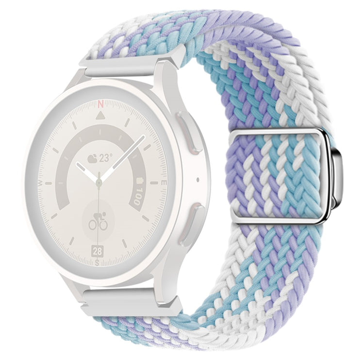 Vildt Smuk Metal Og Nylon Universal Rem passer til Smartwatch - Lilla#serie_20