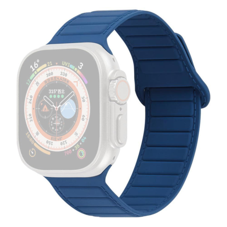 Super Sejt Silikone Universal Rem passer til Apple Smartwatch - Blå#serie_13