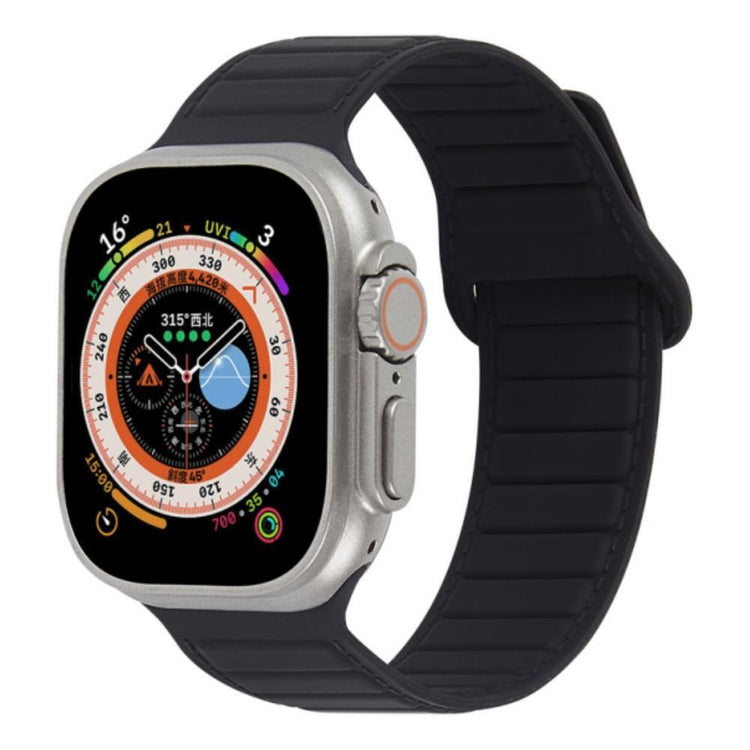 Super Sejt Silikone Universal Rem passer til Apple Smartwatch - Sort#serie_9