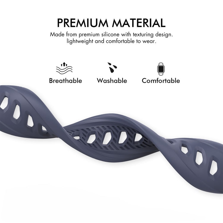 Mega Pænt Silikone Universal Rem passer til Apple Smartwatch - Blå#serie_3