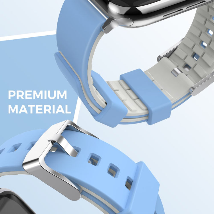 Vildt Godt Silikone Universal Rem passer til Apple Smartwatch - Blå#serie_5