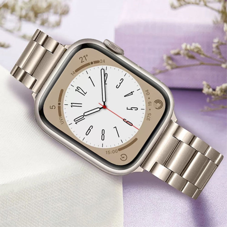 Meget Fed Metal Universal Rem passer til Apple Smartwatch - Sølv#serie_3