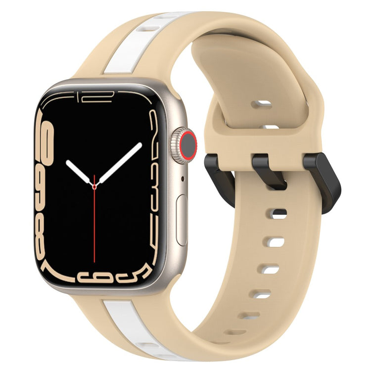 Vildt Elegant Silikone Universal Rem passer til Apple Smartwatch - Brun#serie_10