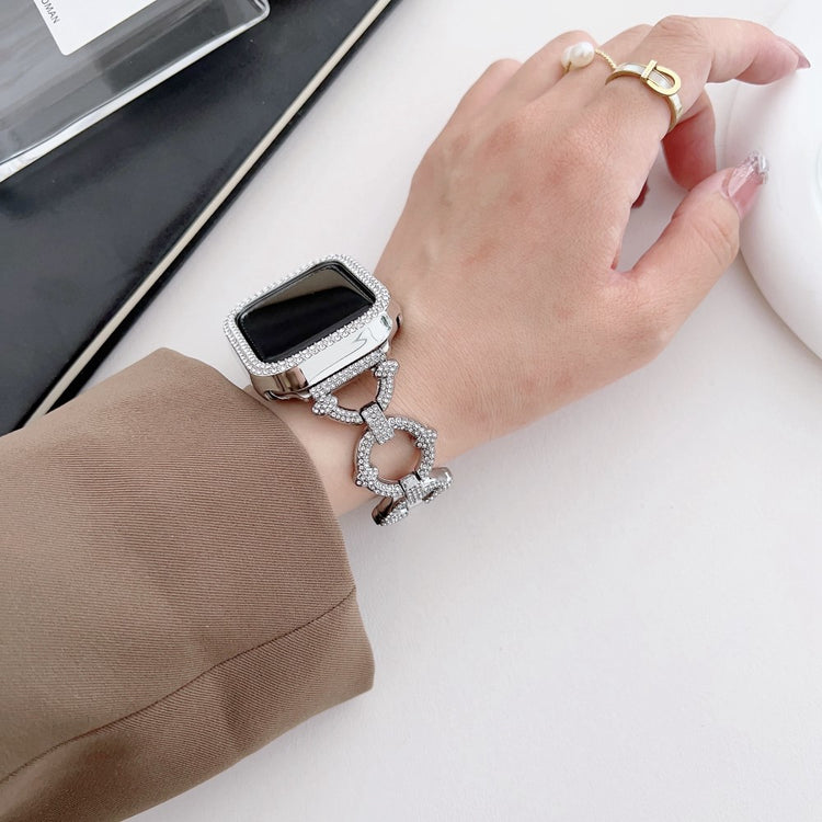 Alle Tiders Metal Universal Rem passer til Apple Smartwatch - Sort#serie_3