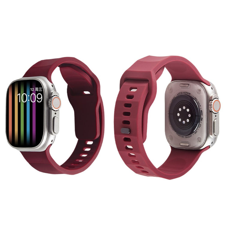 Mega Elegant Silikone Universal Rem passer til Apple Smartwatch - Lilla#serie_15